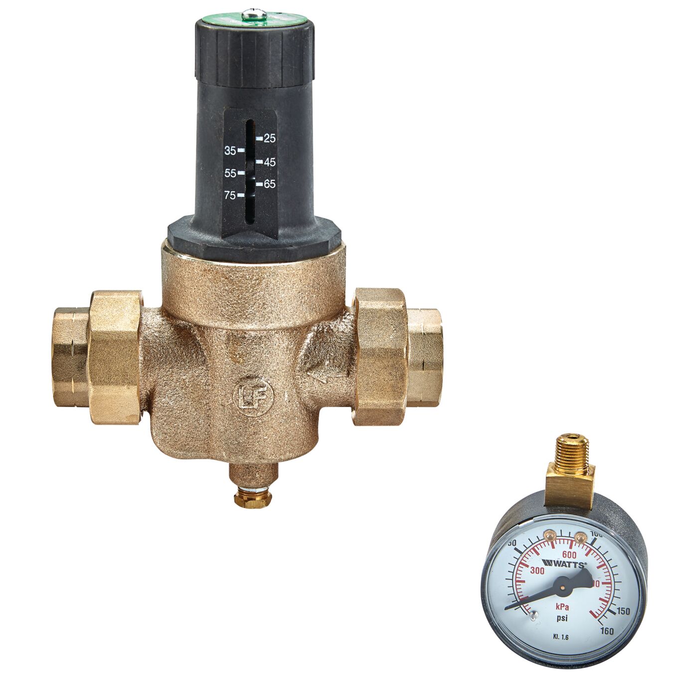 Product Image Lead Free Pressure Reducing Valve Double union