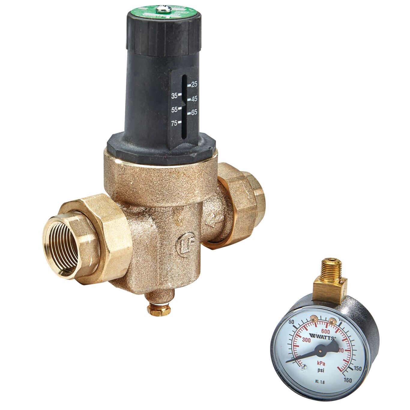 Product Image Lead Free Pressure Reducing Valve Double union