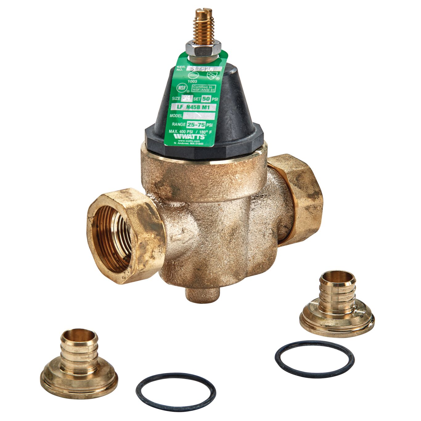 Product Image Lead Free Water Pressure Reducing Valve, Double Union
