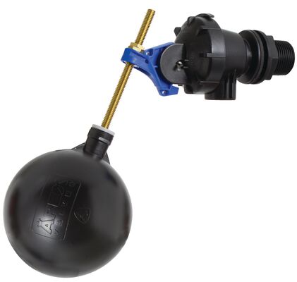 Black Diaphragm Activated Top Entry Trough Valve with Float Watts XFTE114 US XtraFlo-1 1/4 in 