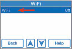 Turn wifi off screen for Watts OnSite