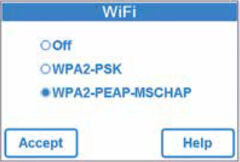 Turn wifi on screen for Watts OnSite
