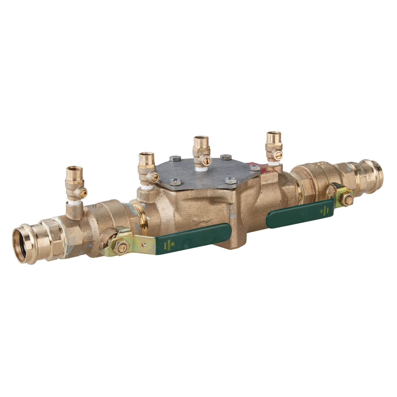 1/2 in Midline Valve 372U234 Inline Spring Loaded Check Valve Cast Brass FIP Connections Backflow Prevention Lead Free 