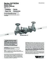 Watts 3/4 in. Bronze FPT x FPT Double Check Valve Assembly Backflow  Preventer 007M3QT - The Home Depot