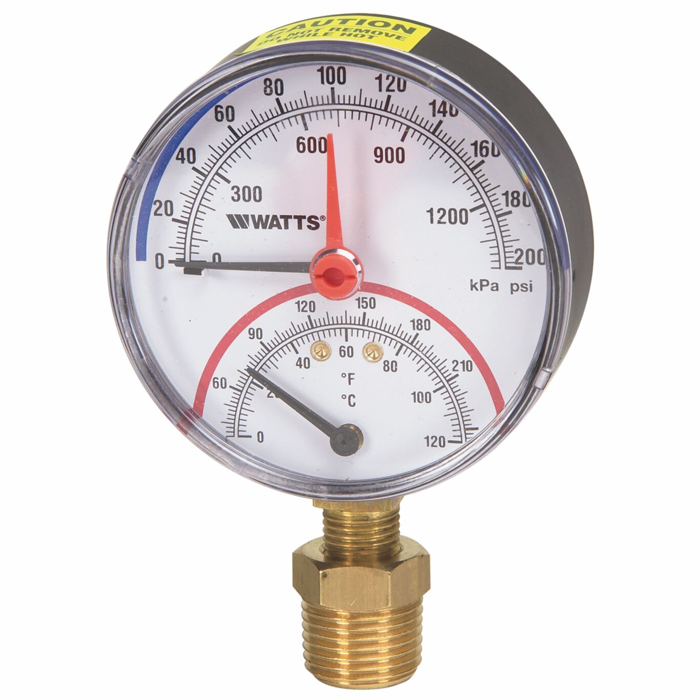 pressure temperature gauge