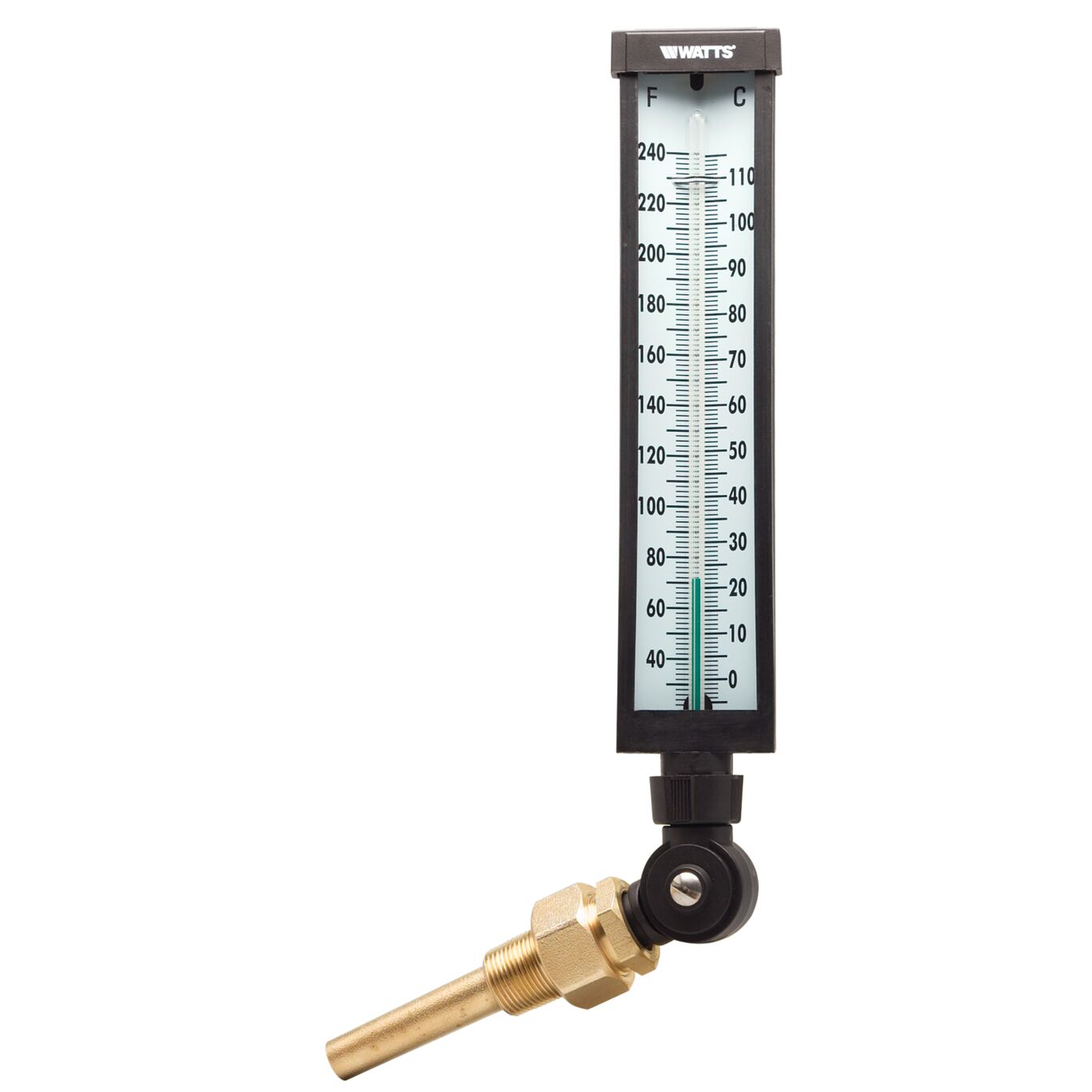 9 In Scale 30-240 Fahrenheit Industrial Thermometer For Hvac Utility  Accessory