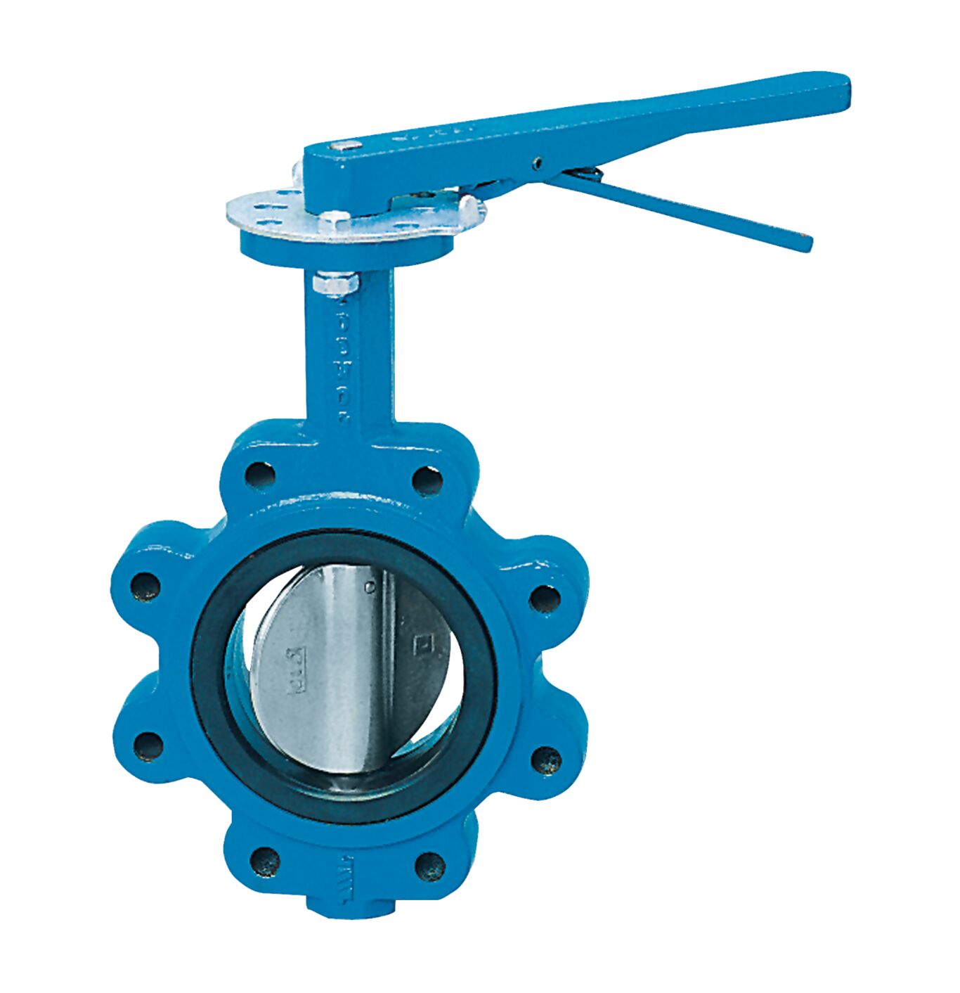 6" Inch Butterfly Valve Wafer Type 200PSI Ductile iron body DI disc EPDM Seat 