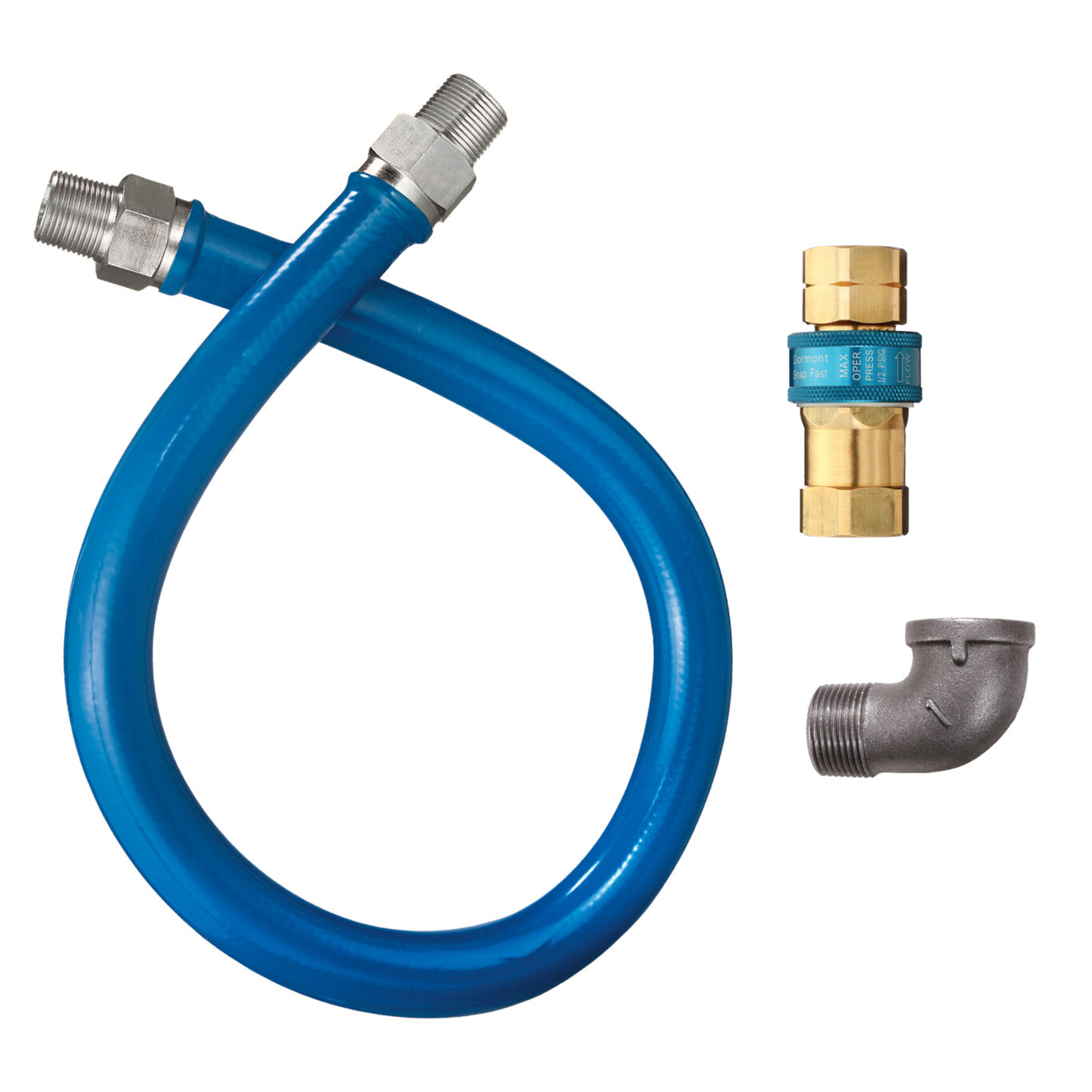2 Connecteurs Rapides Gaz & Eau Pour Tube Intérieur 8mm - Laiton, Pour Soudeurs TIG - 10