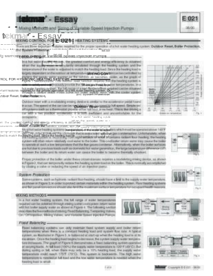 White Paper - Mixing Methods & Sizing of Variable Speed Injection (Jun 2000 - Present)