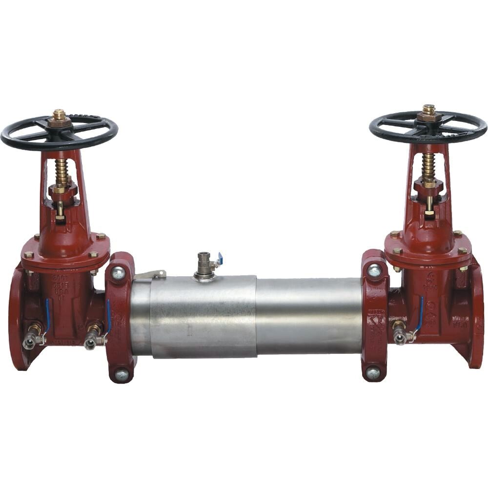 Product Image - Stainless Steel Double Check Valve Assembly Backflow Preventers with OSY Shutoffs and Tri-Link Check Valves for High Flow Fire Systems