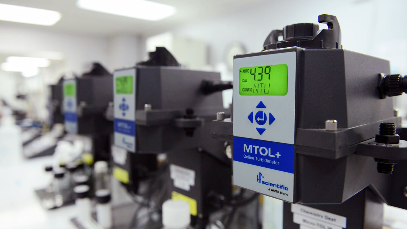 A row of MTOL  Online Process Turbidimeter
