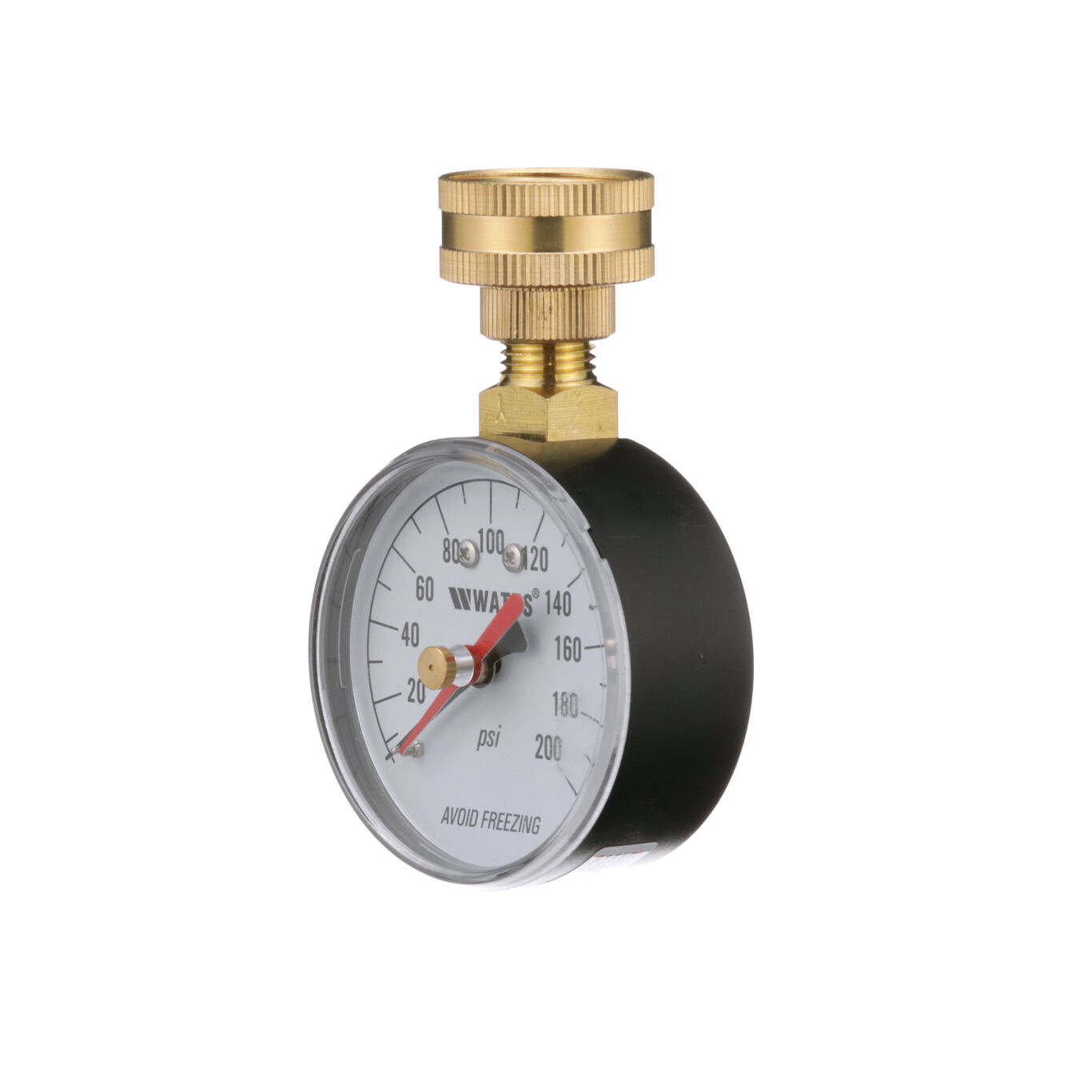 Pressure gauge showing right side.