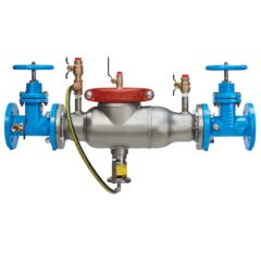 Stainless Steel Reduced Pressure Zone Assembly Backflow Preventer, NRS Shutoffs, Short Lay Length
