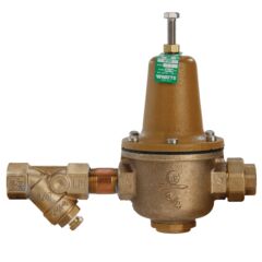 Lead Free High Capacity Water Pressure Reducing Valve, NPT Thread Union x NPT Female