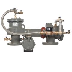 Lead Free MasterSeries N-Pattern Reduced Pressure Zone Detector Assembly Backflow Preventer, Less Shutoff Valve, Meter and Flood Sensor