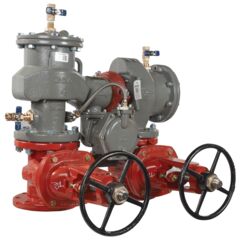 Lead Free MasterSeries N-Pattern Reduced Pressure Zone Assembly Backflow Preventer, OSY Gates and Flood Sensor