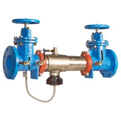 Reduced Pressure Valve Assembly Backflow Preventer, NRS Gates and Flood Sensor