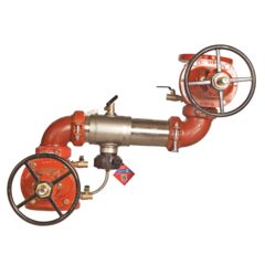 Reduced Pressure Valve Assembly Backflow Preventer, Z Pattern, OSY Gates and Flood Sensor