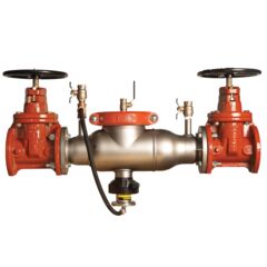 Reduced Pressure Zone Assembly Backflow Preventer, Stainless Steel, Domestic NRS Gates and Flood Sensor
