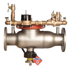 994RPDA Reduced Pressure Detector Assembly Backflow Preventer, Stainless Steel, Less Shutoffs, Cubic Feet Meter and Flood Sensor