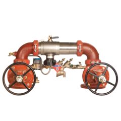 Reduced Pressure Valve Assembly Backflow Preventer, OSY Flange x Groove Gates and Flood Sensor