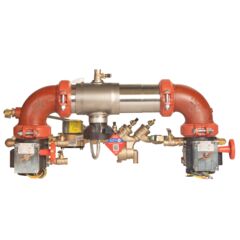 957RPDA Reduced Pressure Valve Assembly Backflow Preventer, N Pattern, Butterfly Gates, Meter and Flood Sensor