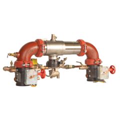 957RPDA Reduced Pressure Detector Assembly Backflow Preventer, N Pattern, Butterfly Valves, Meter and Flood Sensor