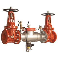 Reduced Pressure Zone Assembly Backflow Preventer, Stainless Steel, OSY Gates and Flood Sensor