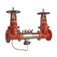 LF957RPDA Reduced Pressure Detector Assembly Backflow Preventer, OSY Gates, Meter and Flood Sensor