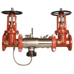 LF957RPDA Reduced Pressure Detector Assembly Backflow Preventer, OSY Gates, Meter and Flood Sensor