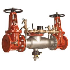 994RPDA Reduced Pressure Zone Assembly Backflow Preventer, Stainless Steel, OSY Gates and Meter and Flood Sensor