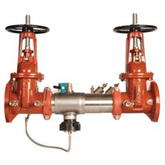 LF957RPDA Reduced Pressure Detector Assembly Backflow Preventer, OSY Gates, Meter and Flood Sensor