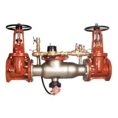 Reduced Pressure Zone Assembly Backflow Preventer, Stainless Steel, OSY Gates and Flood Sensor