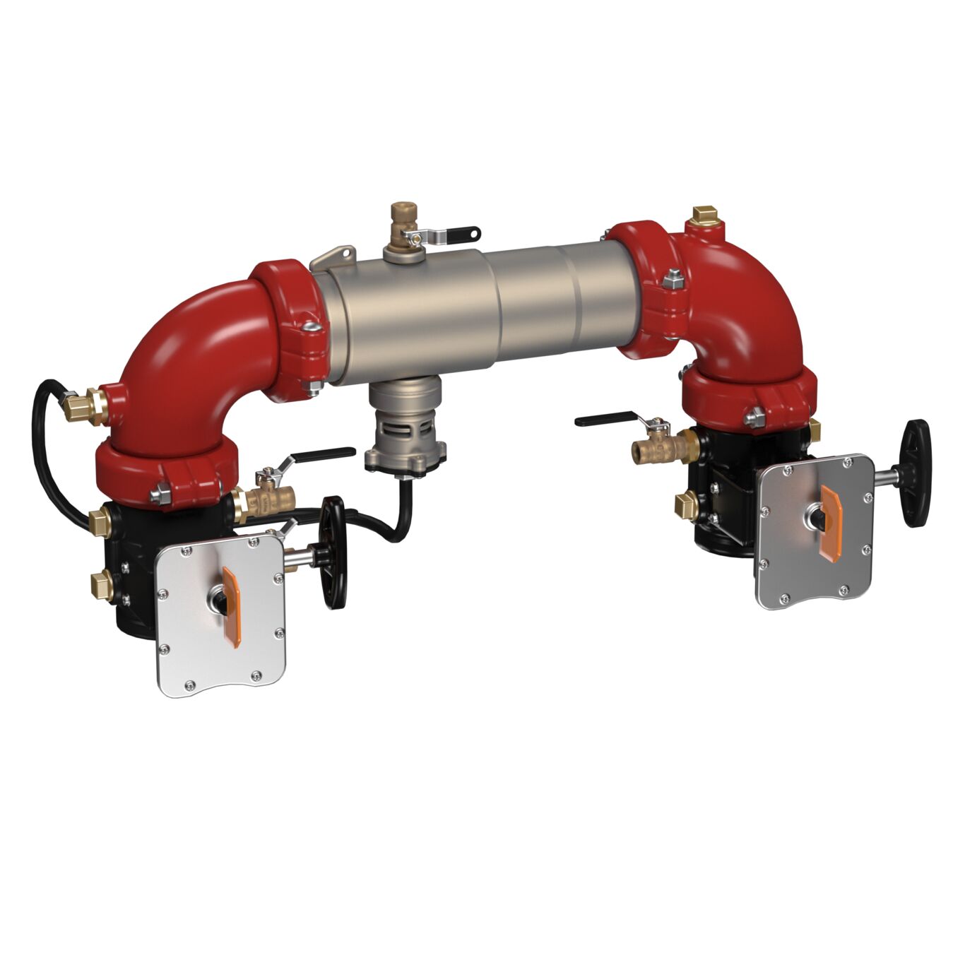 Stainless Steel Reduced Pressure Zone Backflow Preventer Assembly, Colt, Grooved Gear Butterfly Shutoff Valves, Link Check Modules, N Pattern