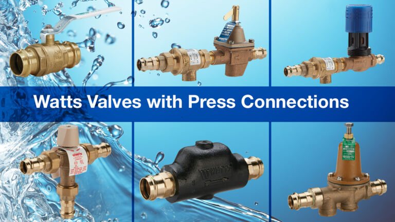 Watts 1 Sweat Double Union Pressure Reducing Valve CxC -  -  Plumbing, Electric & Lighting Wholesale
