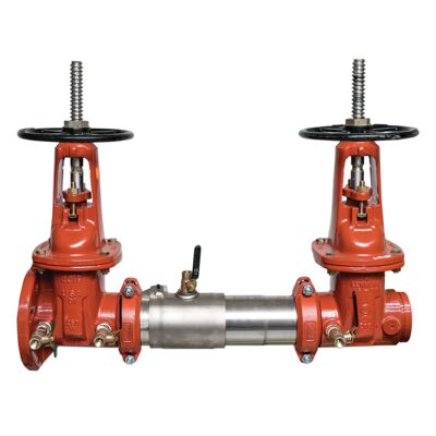 Deringer 20GX Double Check Backflow Preventer with OS&Y Gate Valves
