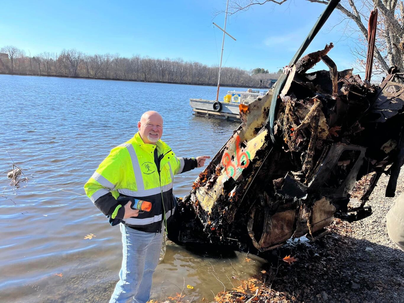 Clean River Project Removes 86th Car from Merrimack river iver Project Removes 86th Car from Clean R