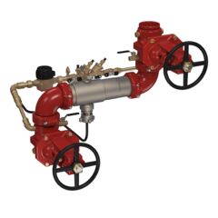 Product Image - Lead Free Reduced Pressure Detector Backflow Preventer Assembly, OSY Shutoff Valves, Cubic Feet Meter, Z Pattern