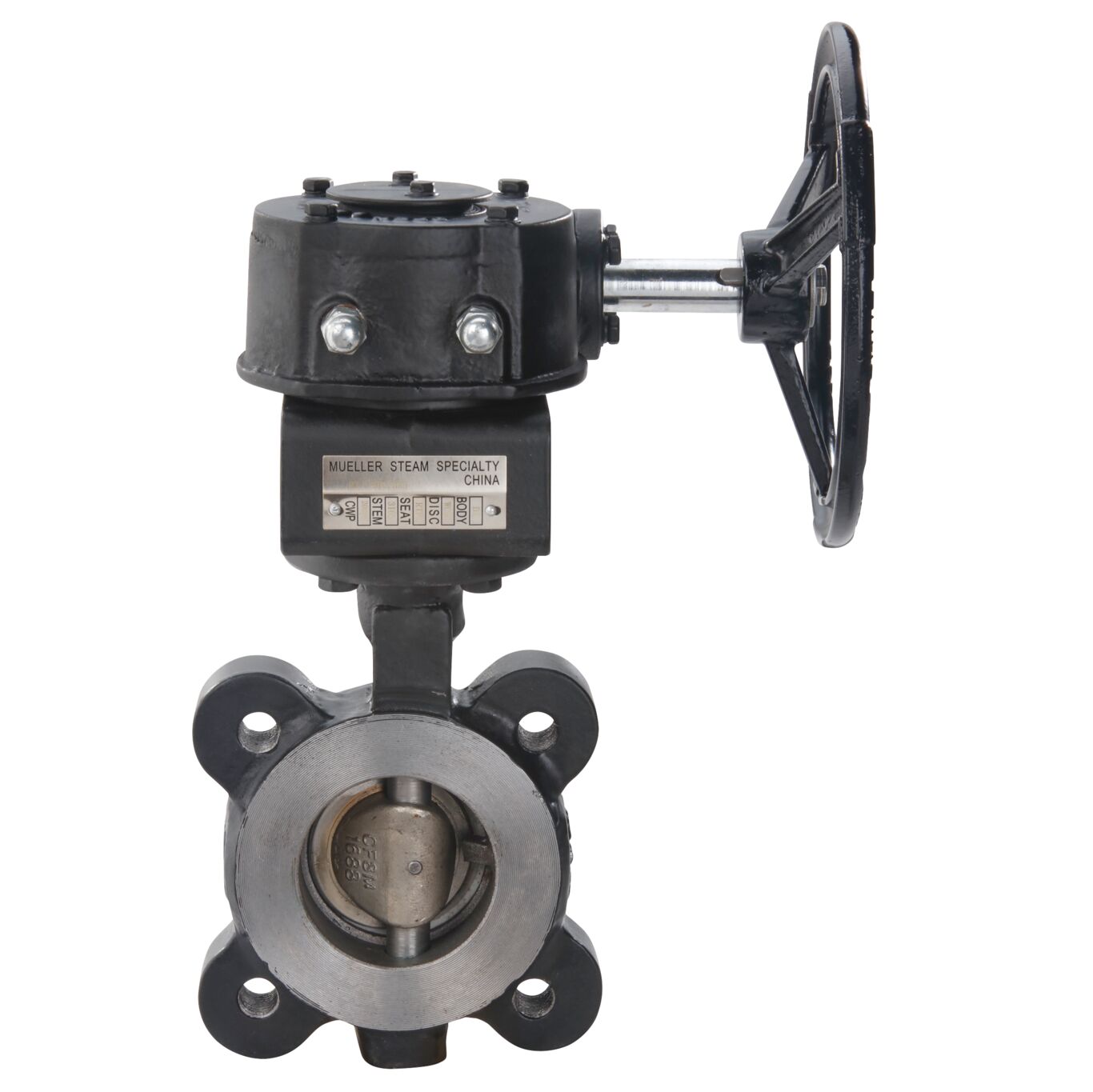 High Performance Butterfly valve front view