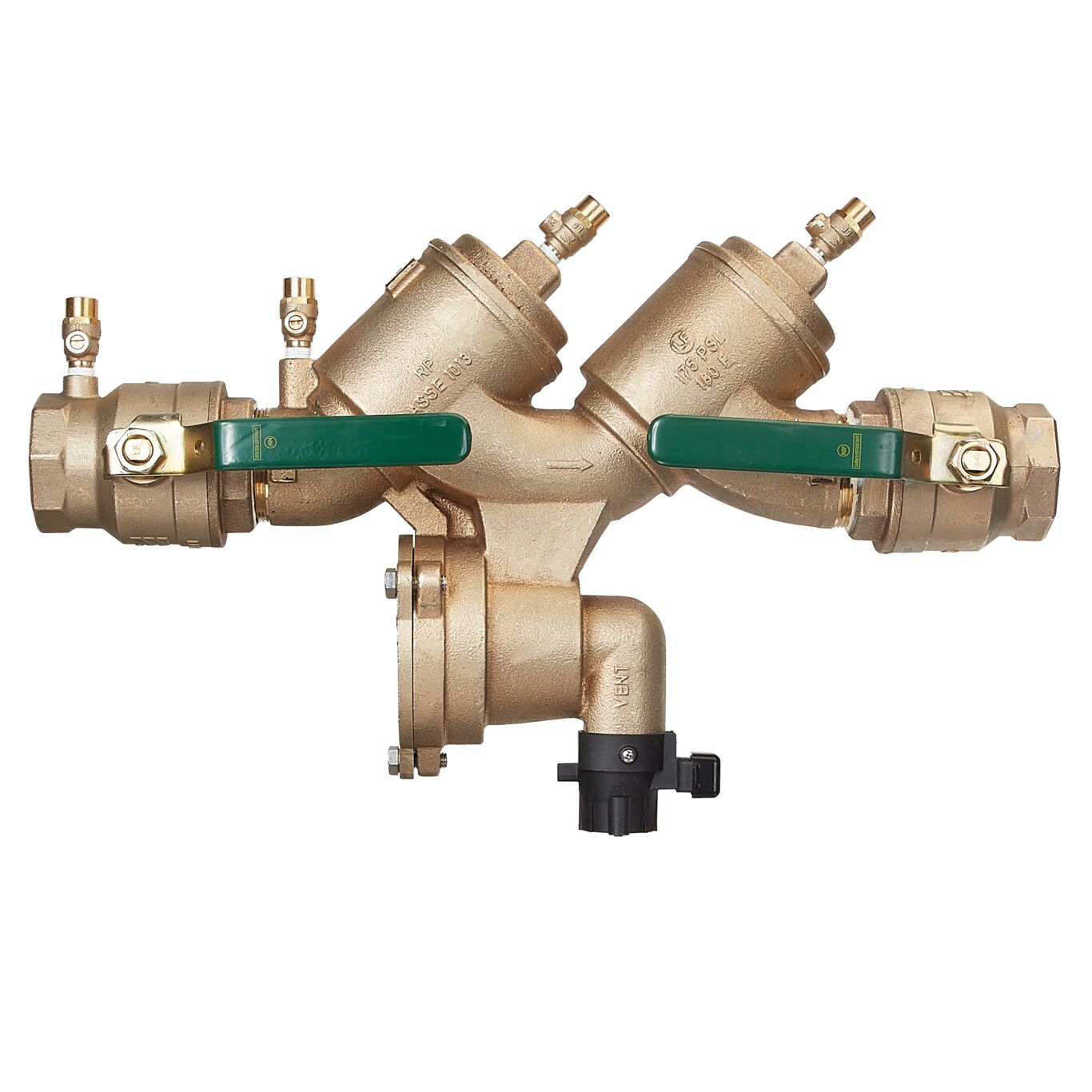 Product Image - Reduced Pressure Zone Backflow Preventer Assembly, Quarter Turn Ball Valves, Backflow Flood Sensor