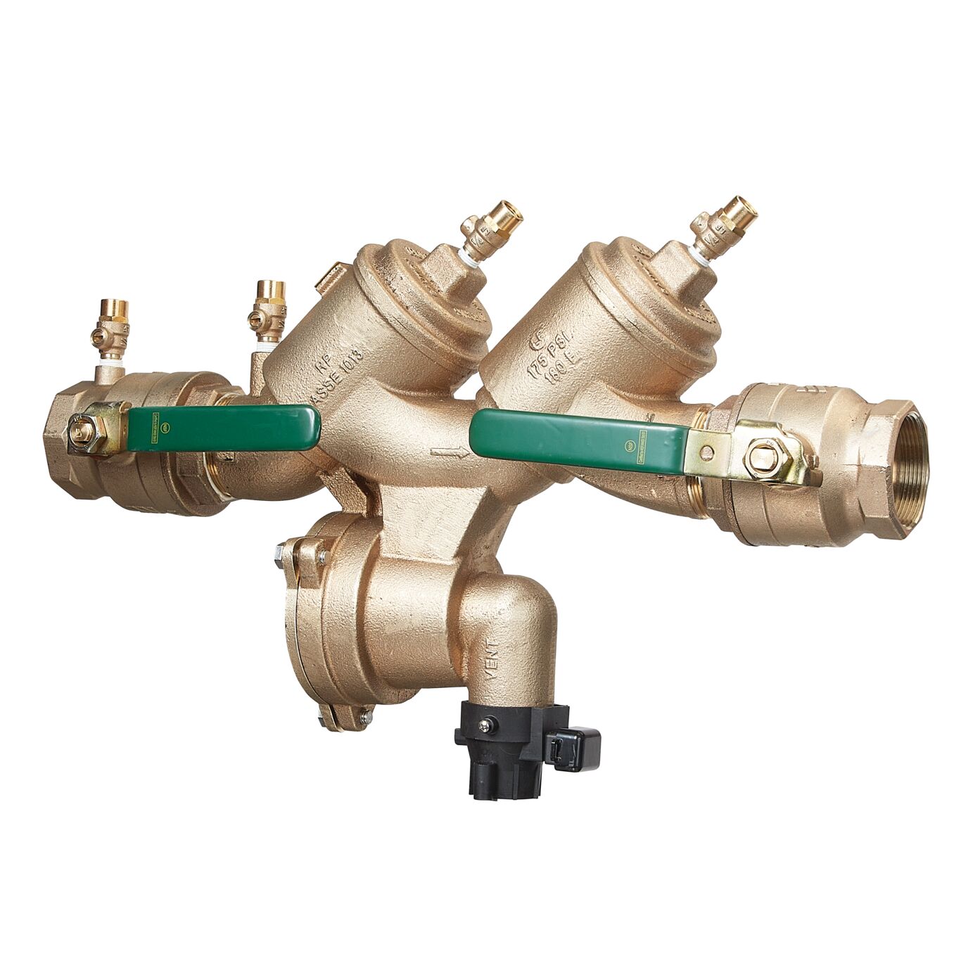 Product Image - Reduced Pressure Zone Backflow Preventer Assembly, Quarter Turn Ball Valves, Backflow Flood Sensor