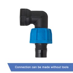 Product Image - ANKA 1 in. x 3/4 in. Fiberglass Reinforced Nylon 90-Degree FNPT x Barb Reducing Elbow