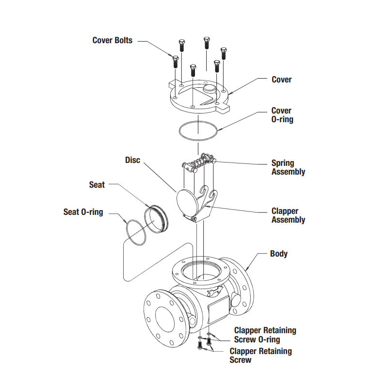 SS07F Parts breakdown diagram