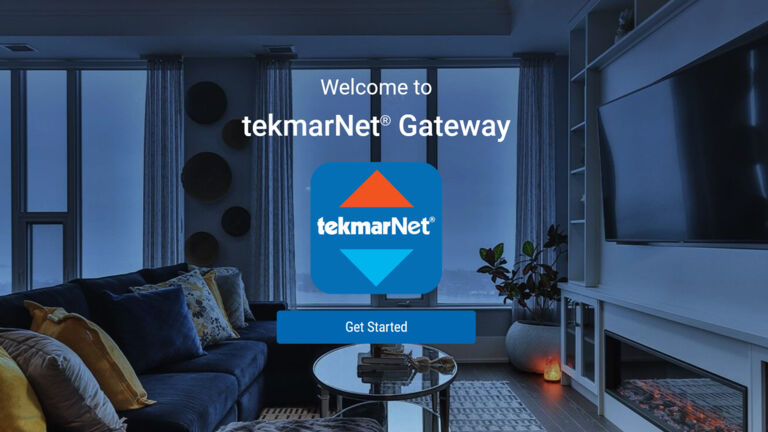 tekmarNet Gateway web login