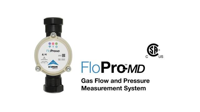 FloPro Gas Flow and Pressure Measurement System