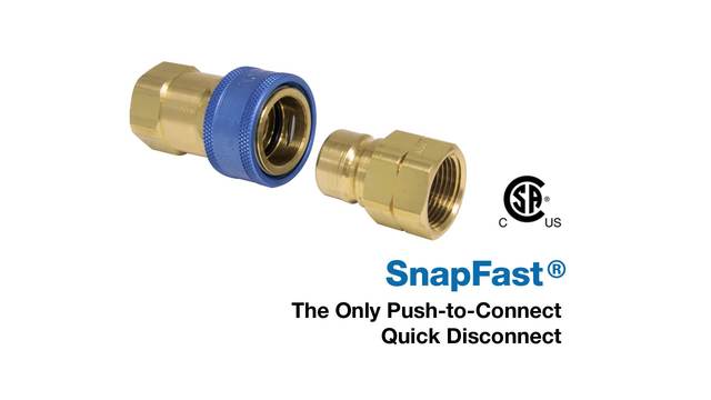 SnapFast Push-to-Connect Quick Disconnect