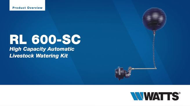 RL600 Watts High Capacity Automatic Livestock Watering Kit Nozzel & Arm Assembly
