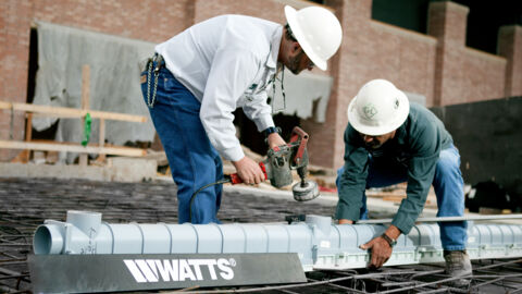 Watts Trench Drain Installation