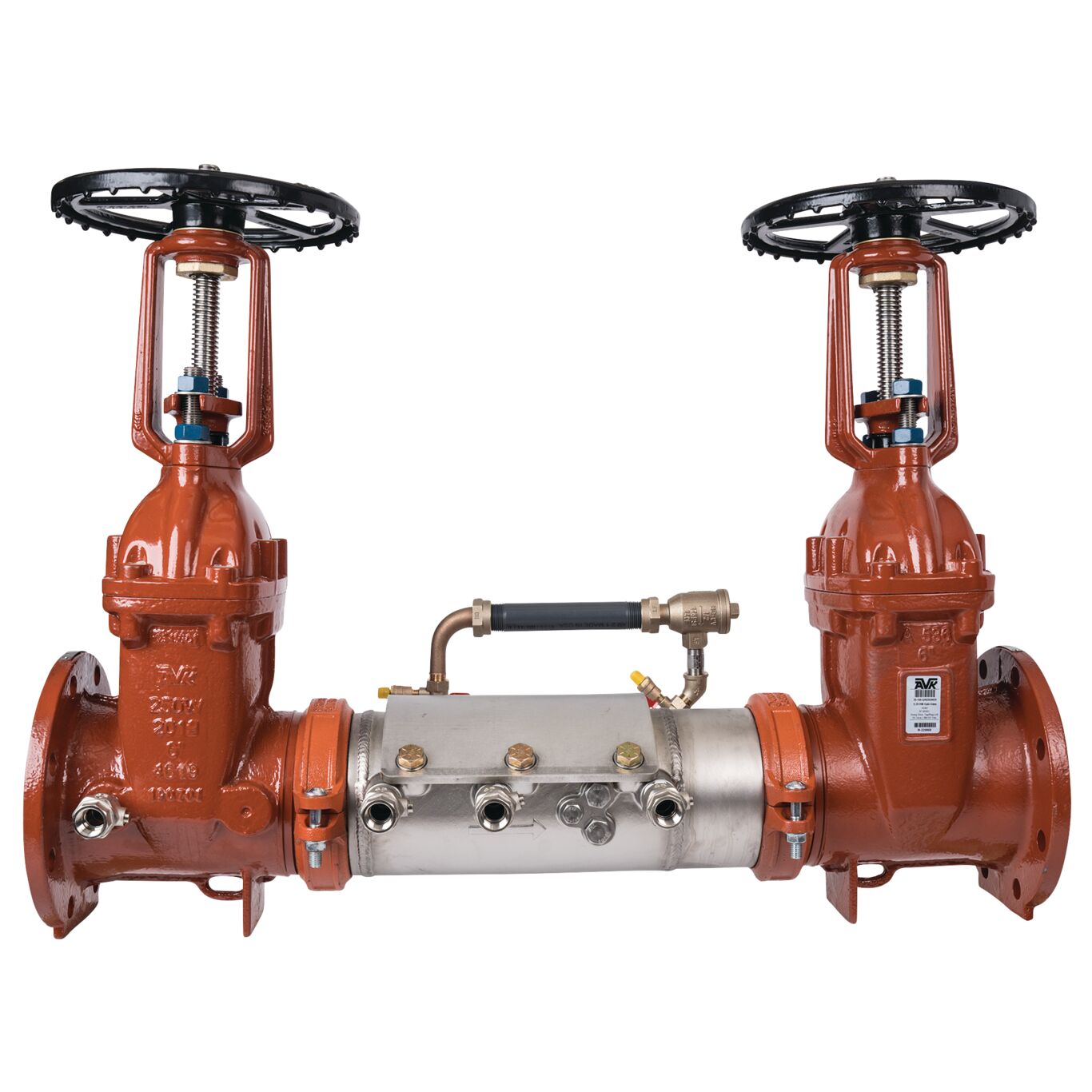 Deringer 20GX Double Check Backflow Preventer with OS&Y Gate Valves