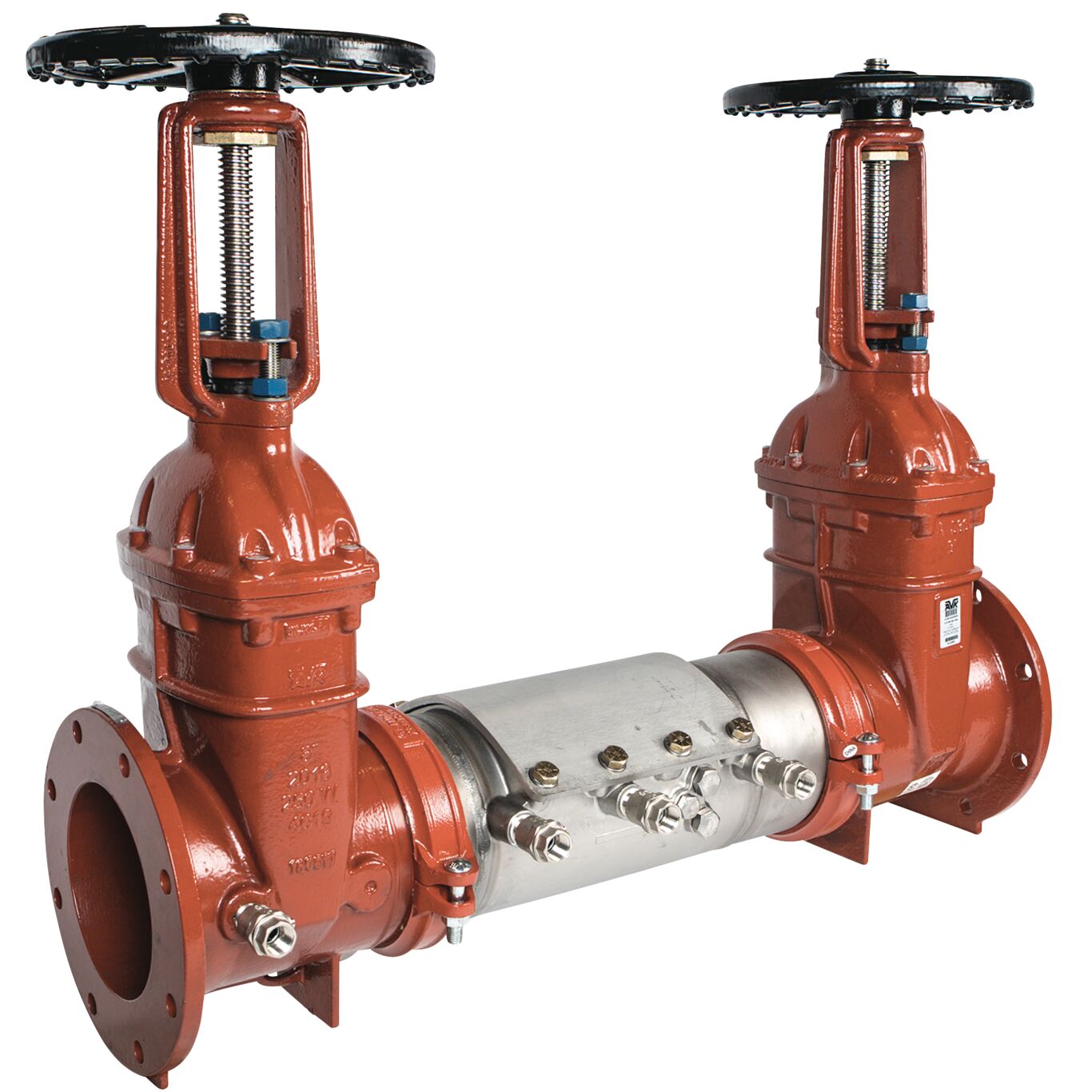 Deringer 20G Double Check Backflow Preventer with Gate Valves